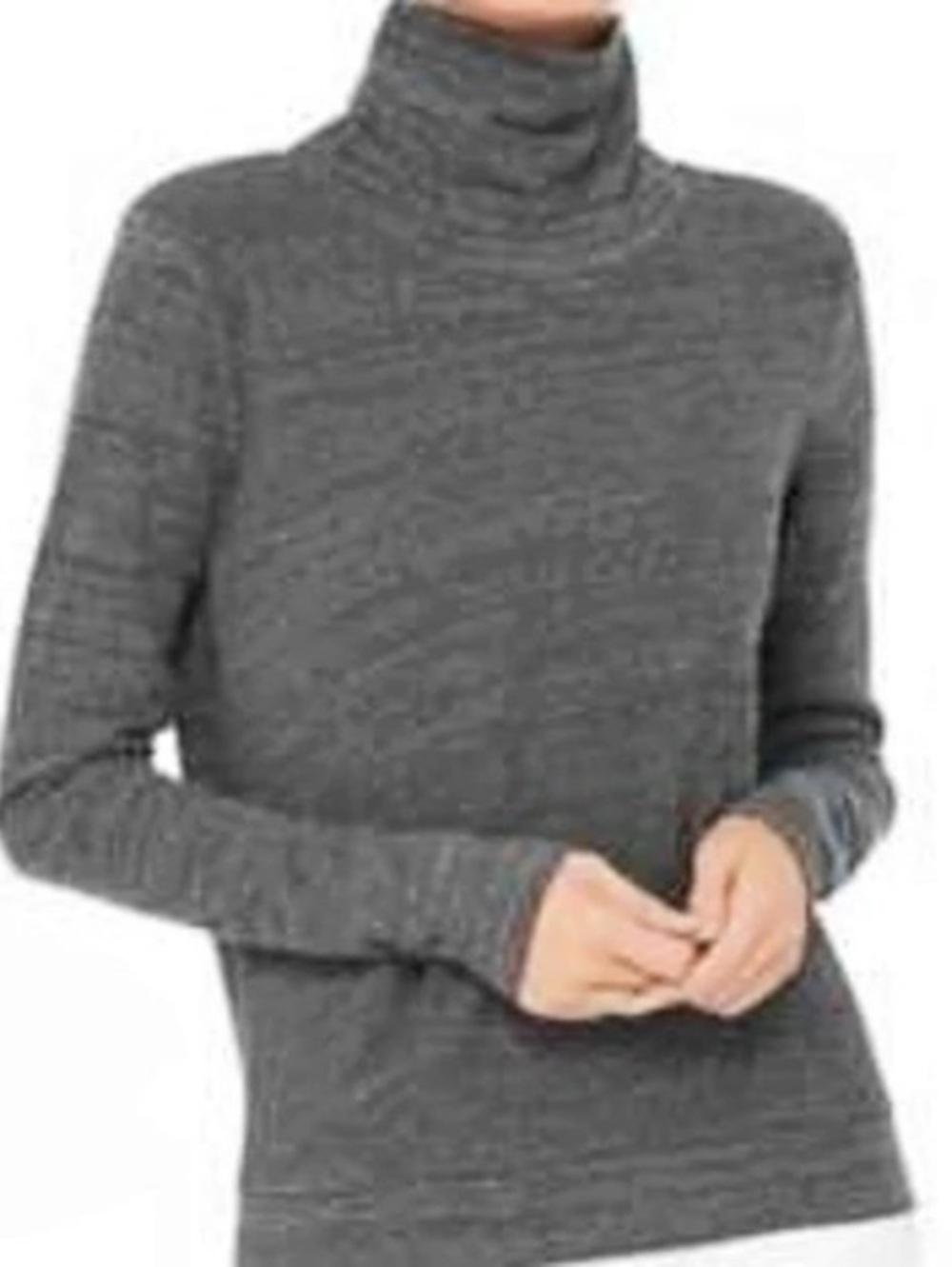alo Gray Turtleneck Sweater Like New